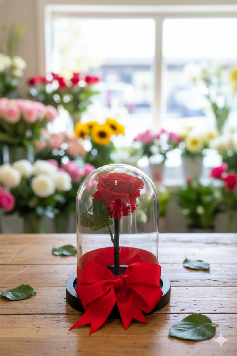 Rosa preservada estandar