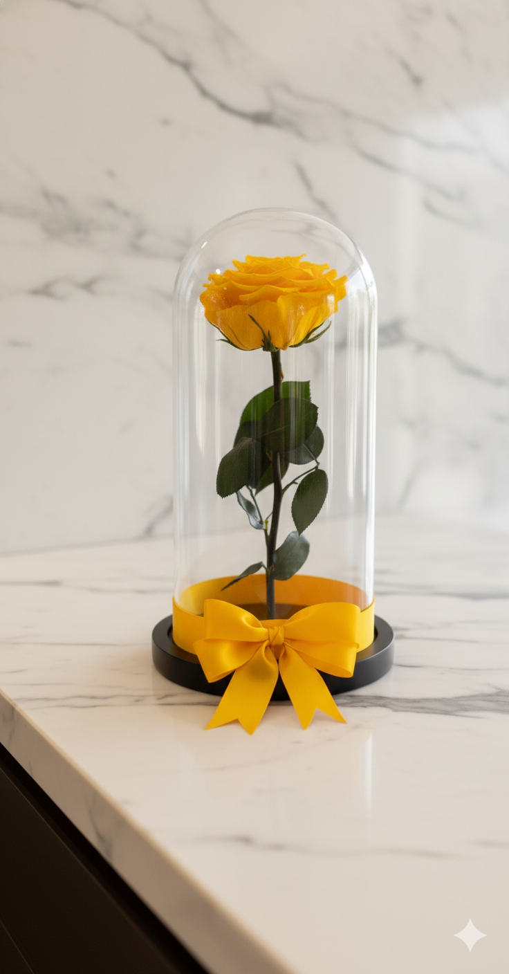 Rosa preservada premium