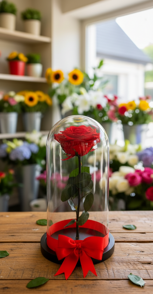 Rosa preservada premium