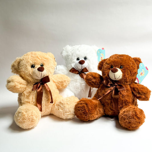 Oso De Peluche 28cm, tres colores disponibles